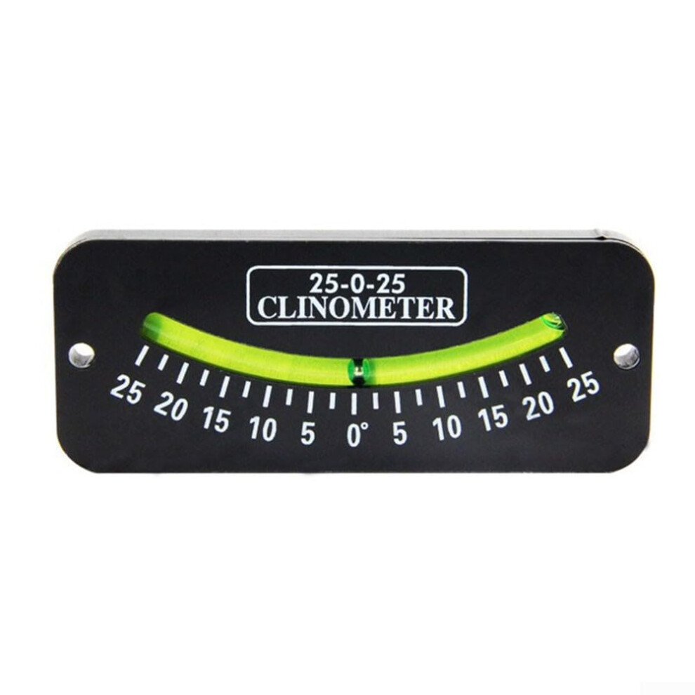Compact Marine Inclinometer For Outdoor Adventures And Sailing On Boats, 25Degree Tilt 9347817837766
