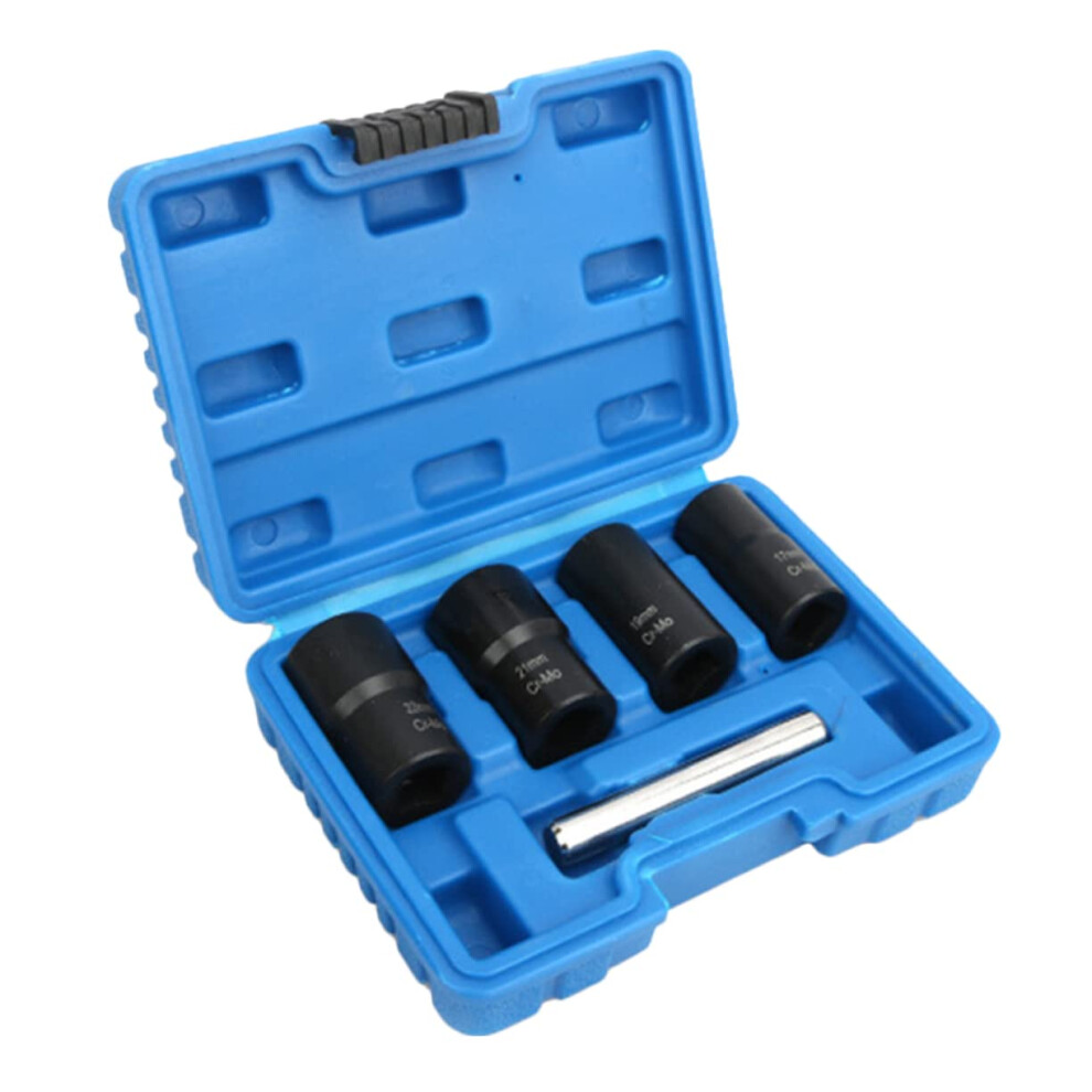 Bolt Extractor Set Durable Steel Broken Nut Removal Kit With Storage For Automotive Repairs 9187378605738