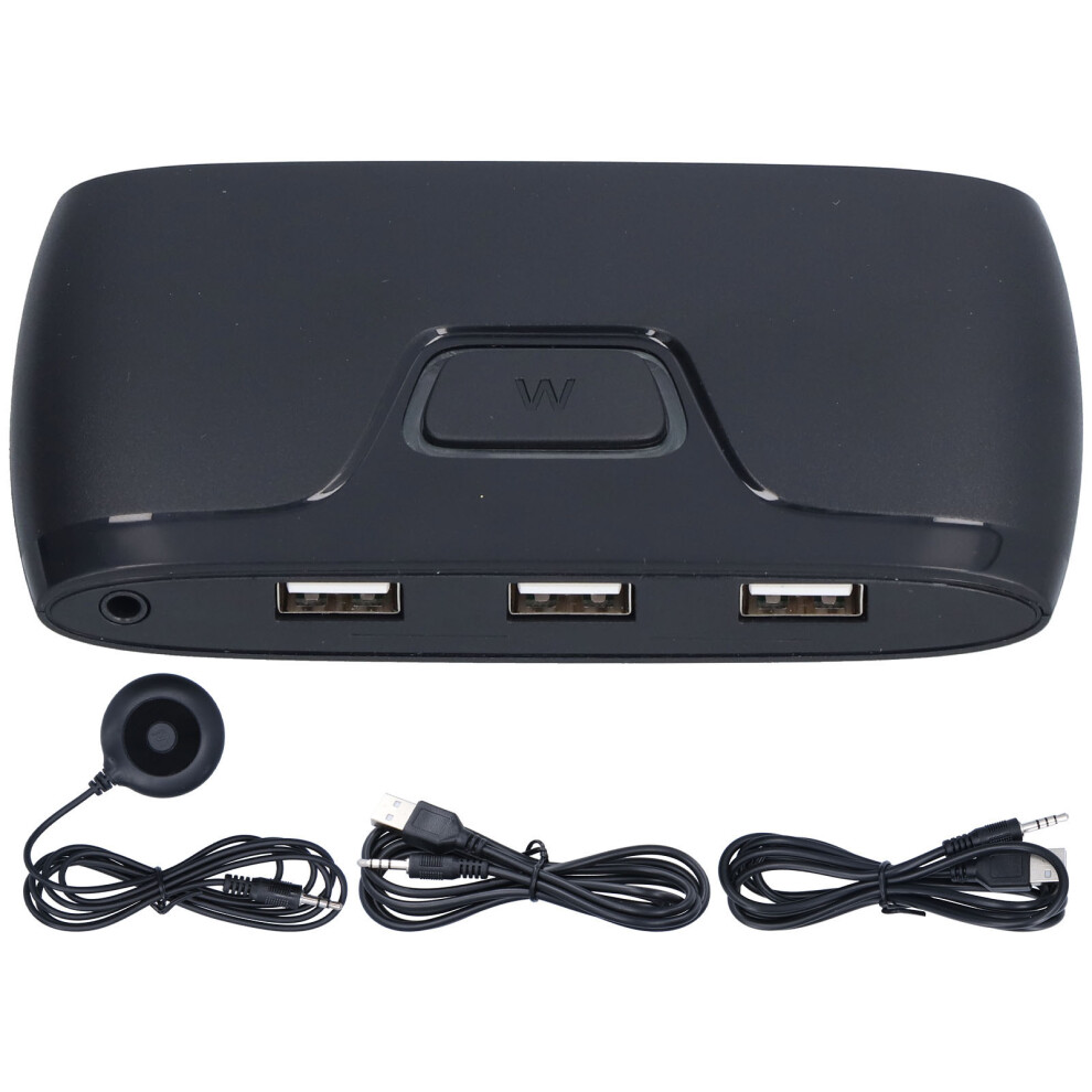 Dual Computer Usb Switch With Backlit Indicator And Remote Control, Fast Data Transfer And Power Supply Design 4K Hdmi Enabled 9773935245945