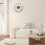 Clock Insert with Elegant Gold Trim and Roman Numerals for Kitchen and Office Replacement 5