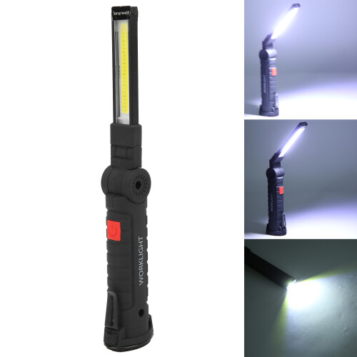 Durable ABS & Metal COB LED Work Light with Magnet & Hook Design