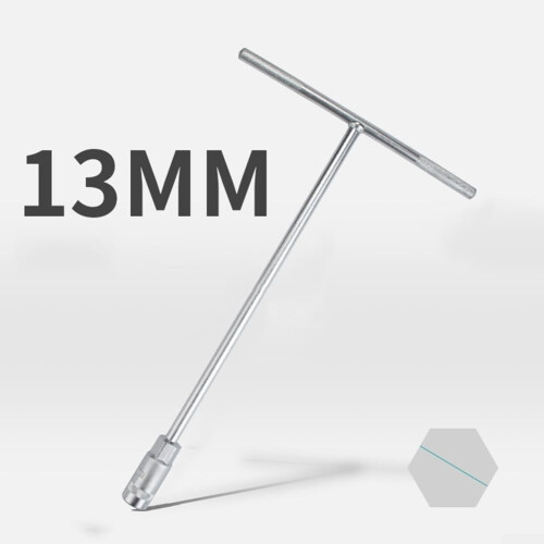 814mm TBar Socket Wrench Nut Spinner Hex Socket T Shape Handle Wrench Angled Open Hex Spanner Tool 14mm 2