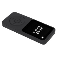 Ultra Thin 1.77" LCD MP3 MP4 Player Bluetooth 5.0 90.5x39.5x10mm Black