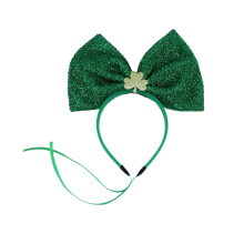 StPatricks Day Cat kostuum aankleden rok Festival Bow-3