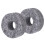 10Pcs Grey Felt Drum Cymbal Pad Replacement Set, 2.9cm Size 11