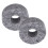 10Pcs Grey Felt Drum Cymbal Pad Replacement Set, 2.9cm Size 12