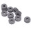 10Pcs Grey Felt Drum Cymbal Pad Replacement Set, 2.9cm Size 13