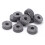 10Pcs Grey Felt Drum Cymbal Pad Replacement Set, 2.9cm Size 14
