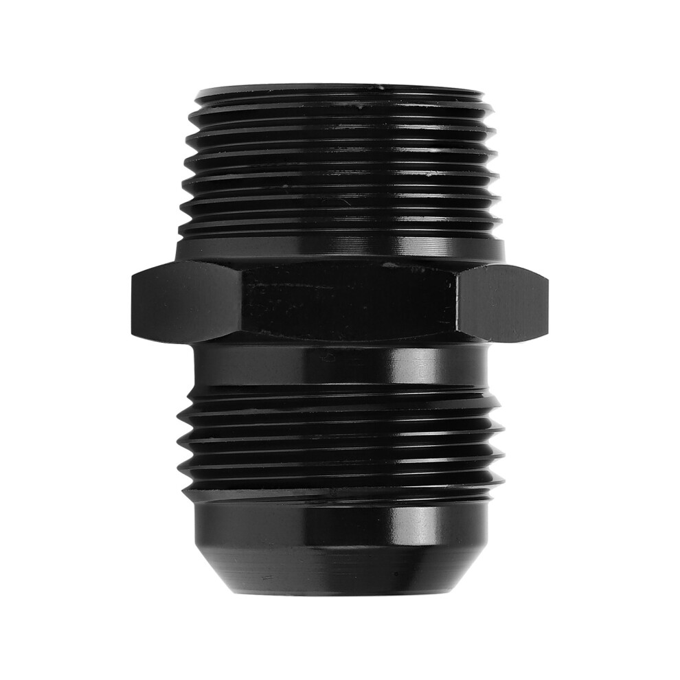 12An To 3/4Npt Adapter Fitting Anodized Aluminum Black 8481377543147