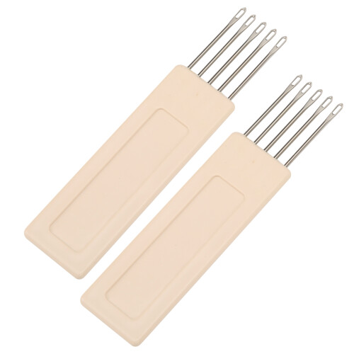 Durable 2 Pcs Transfer Needle Tools for Knitting Machines No Scratches 5 Claws