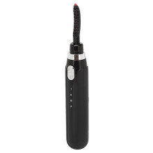 Elektrische Wimpernzange mit Heizung – 3 Stufen, wiederaufladbar, Schwarz