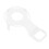 Wall Mount Speaker Stand for Dot 2nd Gen, ABS Cord Organizer, White 5