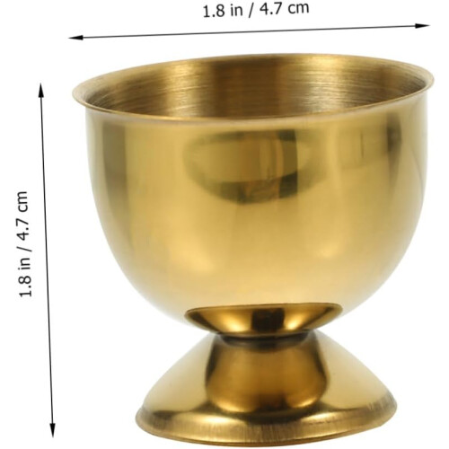6Pcs Stainless Steel Egg Cups Set – Boiled Egg Holders with Stable Base for Breakfast and Dining Table 1