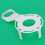 Wall Mount Speaker Stand for Dot 2nd Gen, ABS Cord Organizer, White 6