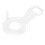 Wall Mount Speaker Stand for Dot 2nd Gen, ABS Cord Organizer, White 3