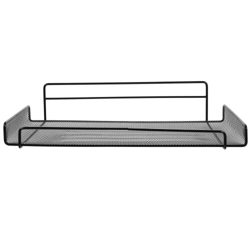Wallmounted Router Storage Shelf Large Iron, NoDrill Floating Display Rack for WiFi Devices