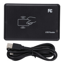 Plug-and-Play-RFID-Lesegerät mit USB-Schnittstelle, robustem ABS-Gehäuse, integriertem Summer für sofortiges Feedback, hochwertigem Lesegerät,