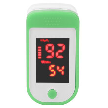 Vingertoppulsoximeter, compacte bloedzuurstofmeter met lange batterijduur, OLED-display, volledige SpO2-waarde, eenvoudig te gebruiken voor een breed
