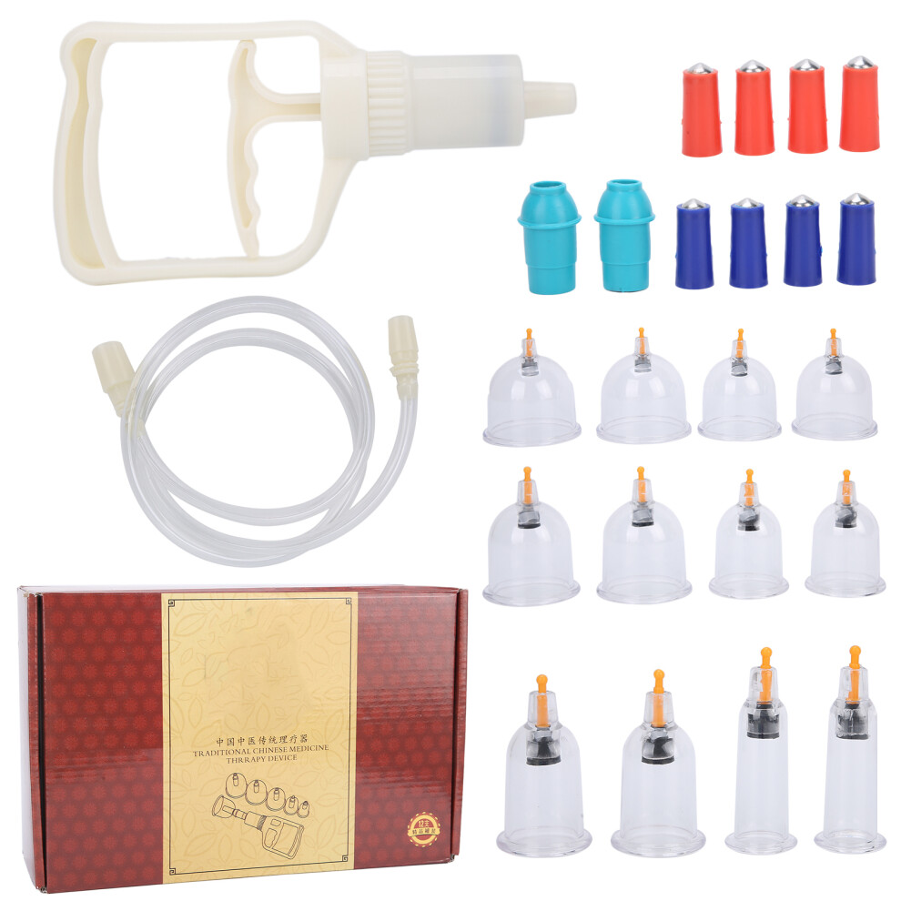 Therapeutic Massage Kit, Vacuum Suction Cups With Magnetic Therapy Points, Designed For Cellulite Reduction And Pain Relief, Includes Pressure