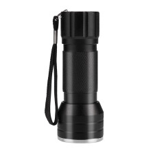 Linterna UV de aluminio, luz negra brillante de 21 LED para dispositivos médicos, esterilización y desinfección, mini linterna ultravioleta de