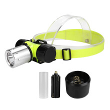 Linterna de buceo Dive Master Pro con fuente LED premium, 3 modos de iluminación, fabricada en aleación de aluminio y plástico ABS. Luz submarina