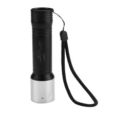 Linterna subacuática con LED de alto brillo, linterna subacuática recargable con clasificación de impermeabilidad IPX8, luz de buceo ligera de