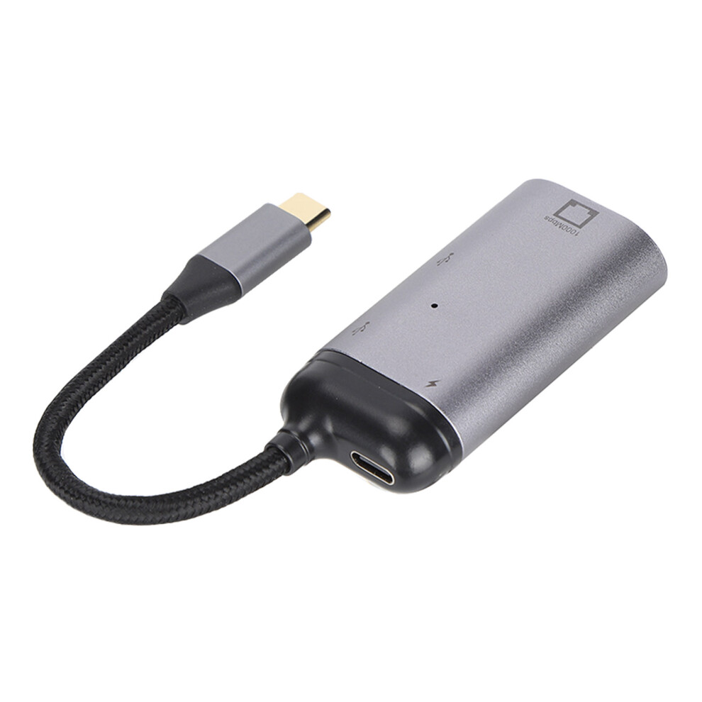 Men's Multi-Functional 3In1 Type C Adapter, 100W Charging, Nylon Cable