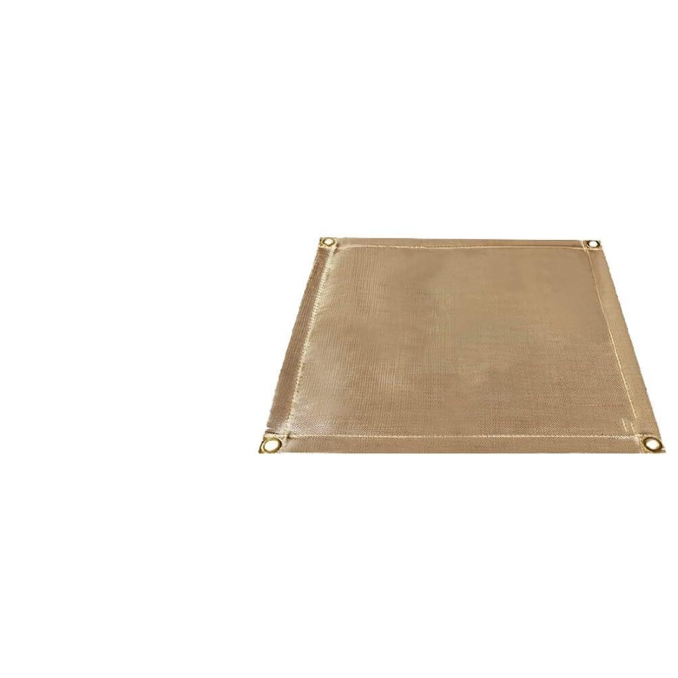 Welding Blankets Fiberglass Blanket Brass Grommets Magnet Emergency Flame Retardant Soldering Mat 30 X 30 Cm Beige 9199774253505