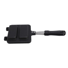 Sandwich Maker with Fast Even Heating and Sealing Function, Nonstick Panini Press for Home or Camping