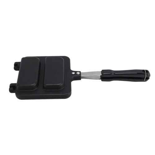 Sandwich Maker with Fast Even Heating and Sealing Function, Nonstick Panini Press for Home or Camping