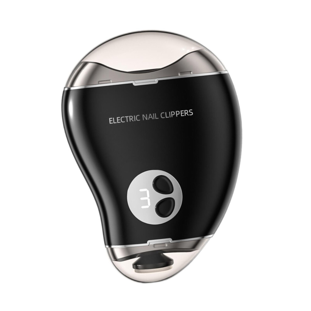 2 in 1 Electric Nail Clipper and Trimmer with Low Noise and Debris Collection for Kids and Seniors