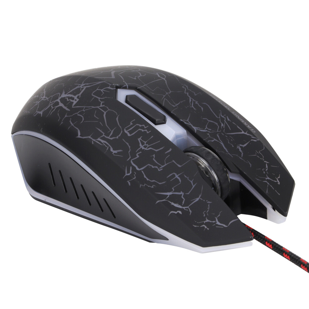 Optical Wired Gaming Mouse Usb 3200 Dpi Rgb Lighting Ergonomic Computer 7651377548300