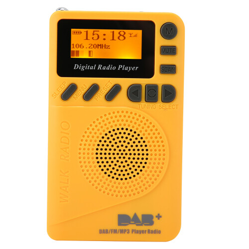 Ψηφιακό ραδιόφωνο με οθόνη LCD και δέκτη AM FM, φορητό συμπαγές στερεοφωνικό 1