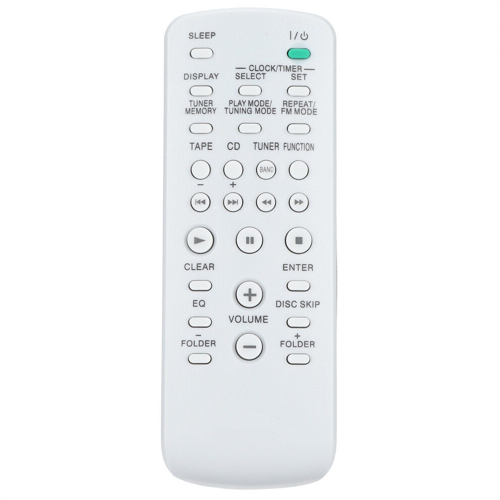 Infrared Remote Control For Micro Hi-Fi Component, Easy To Operate And Replace, Suitable For Sony Stereo System, No Programming Required, Durable Abs 9423501486554