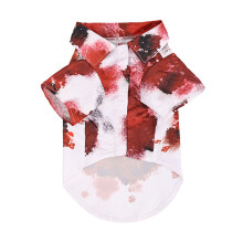 Bloed spetterde huisdier kostuum Festival Outfit Halloween-M