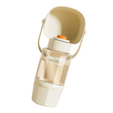 550ml Dog Water Bottle Go out Dog Walking-White Upgraded model