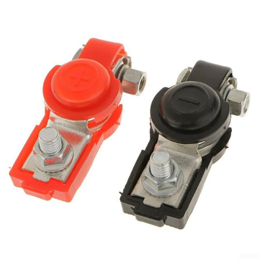 2 Pack Adjustable Copper Battery Terminal Clamps For 6V 12V Car Truck Boat Secure Connection 9347817841053