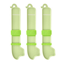 Cats Treat Stick Squeezer Set of 3 for Cats Wet-Fruit green