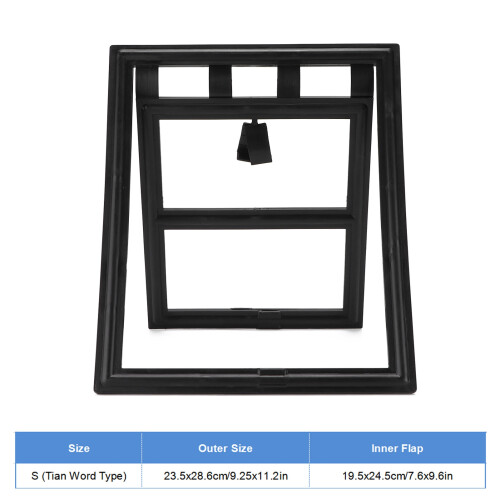 Pet Screen Door for Small & Medium Dogs Cats, ABS Material, Easy Entry Exit 2