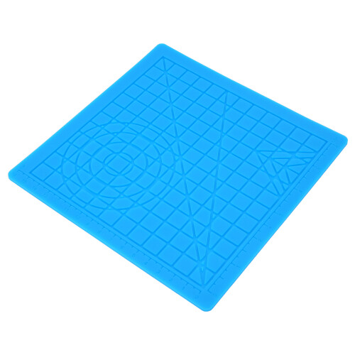 3D Design Mat Durable Elastic Flexible Silicone Template Pad with Finger Caps 2