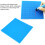 3D Design Mat Durable Elastic Flexible Silicone Template Pad with Finger Caps 7