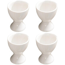 Ceramic Egg Cups Set of 4 Colorful Porcelain Egg Holders Durable Easy Clean for Kitchen Dining