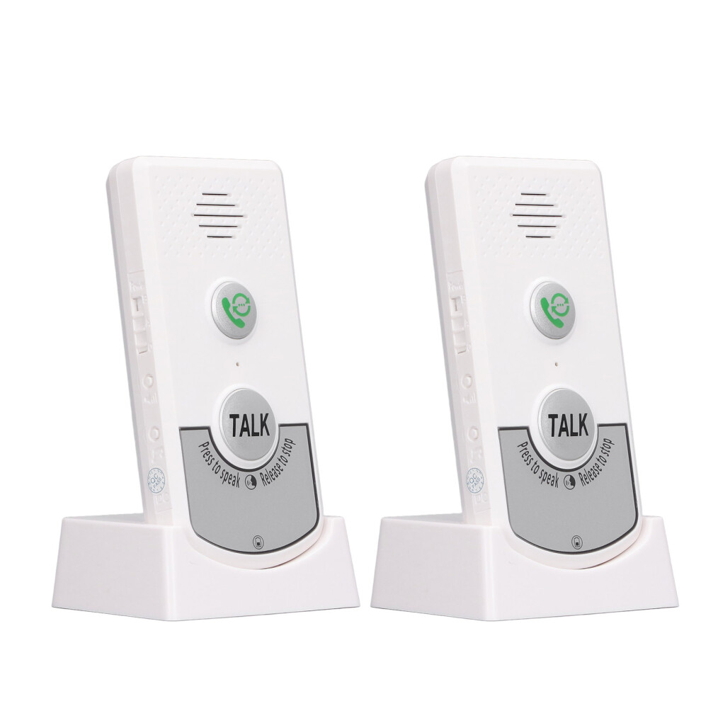 Wireless Voice Intercom Doorbell H8, 1800Mah Battery, 1000M Range White 9481377552193