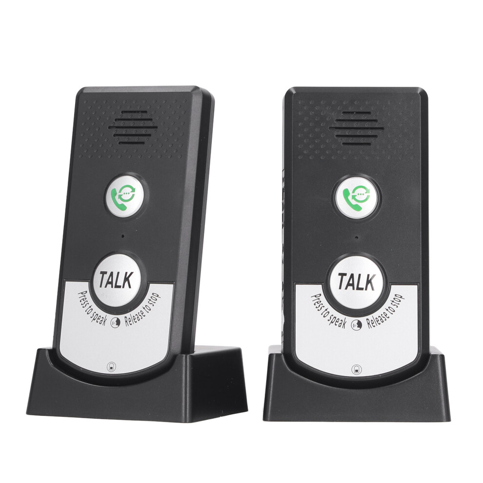 Wireless Voice Intercom Doorbell H8, 1800Mah, 1000M Range Black 6911377552235