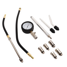 17pcs Cylinder Compression Tester Kit 0-300 PSI Universal Engine Gauge