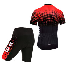Men's Short Sleeve Cycling Jersey & Gel Padded Shorts Set Quick Dry Breathable