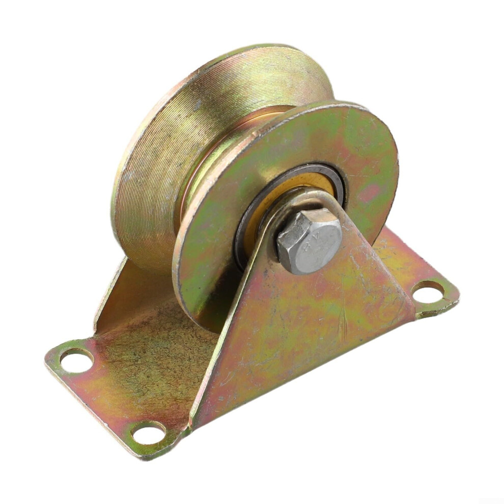 Heavy Duty Steel Track Pulley With Dual Bearings For Ropes 18Mm, 60Mm Size, 5 Sizes Available 9187378608944