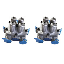 2X WG9000360523 Valvola di Protezione un Quattro Circuiti 'Essiccatore 'Aria del Freno Pneumatico per Camion per Hovo HOWO per Impieghi