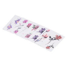 7 Blatt Blumenmuster Waterproof temporäre Tattoos Sticker für Frauen