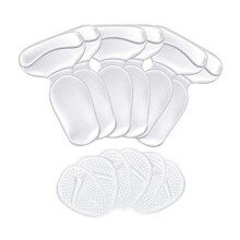 Antislip siliconen gel voetkussens, onzichtbare transparante gel schokabsorptie, medische kwaliteit PU-gel met sterke kleeflaag, duurzaam en